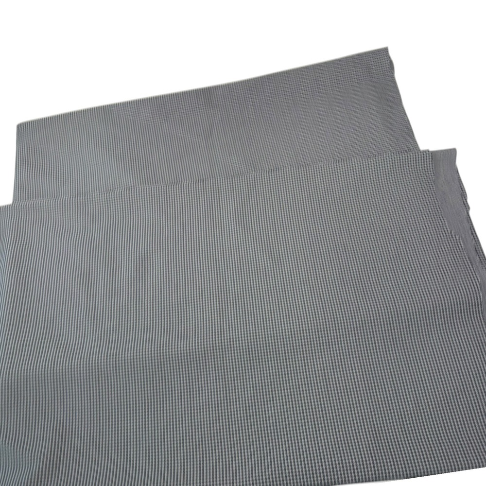 Navy Blue White Houndstooth Check Fabric 2 Pieces Sewing Crafting Dark Academia - Picture 6 of 10